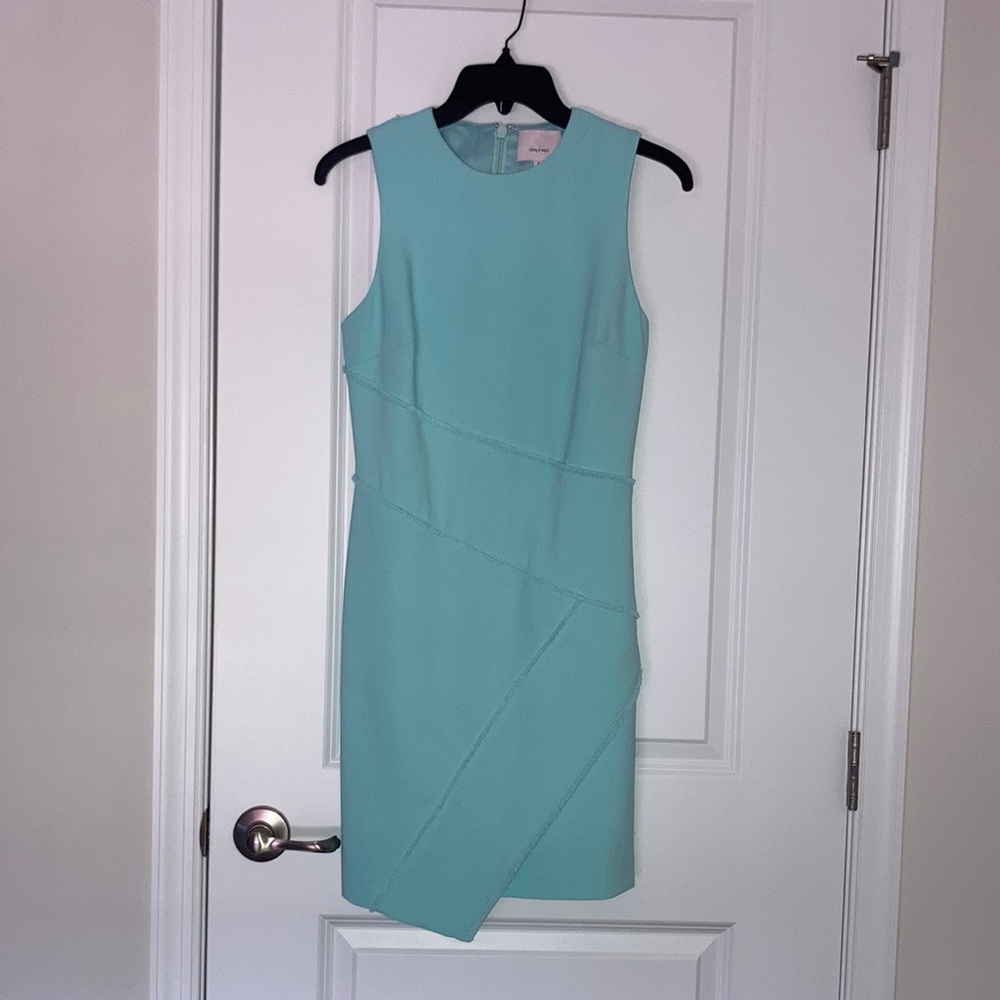Cinq à Sept Sleeveless Aqua Dress NWOT